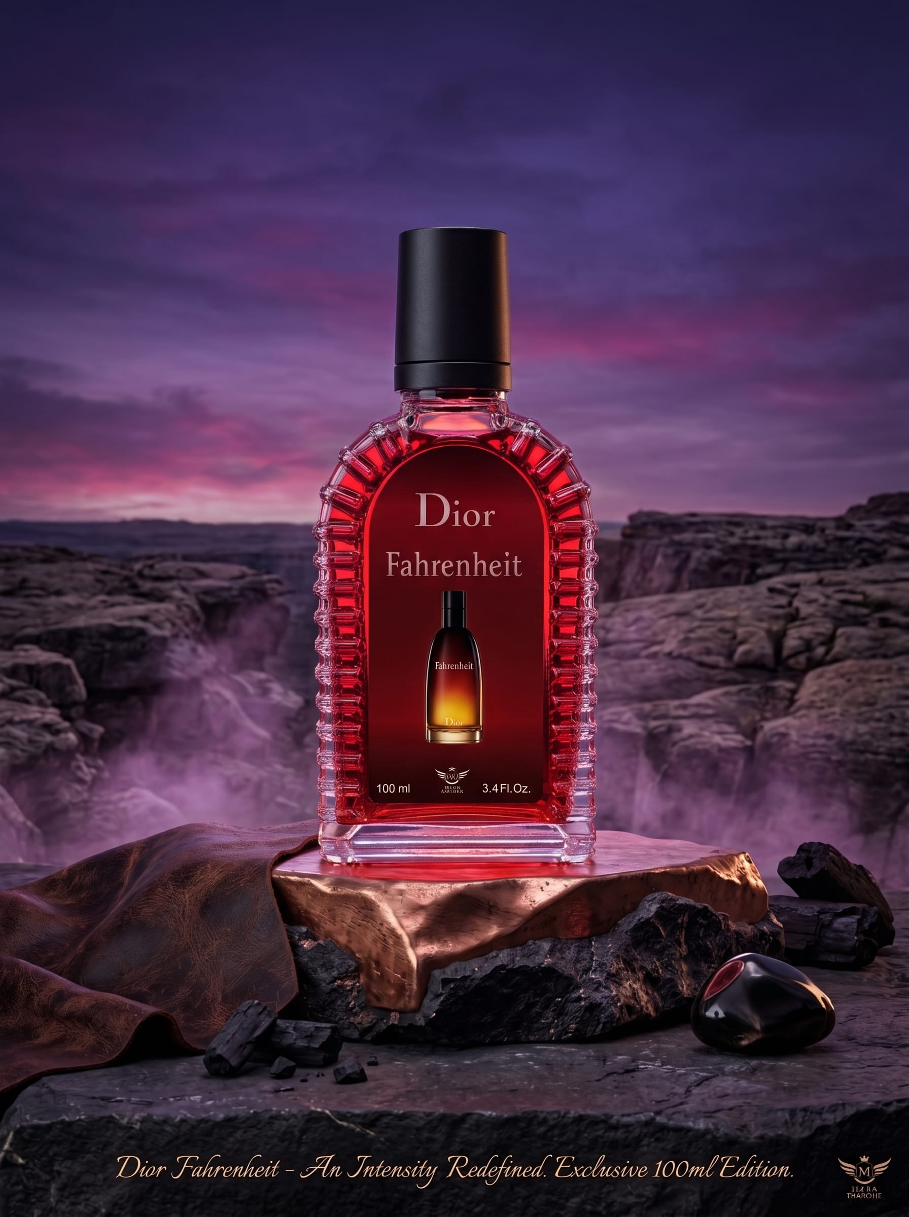 عطر فارنهایت حجم 100 میل - Dior Fahrenheit