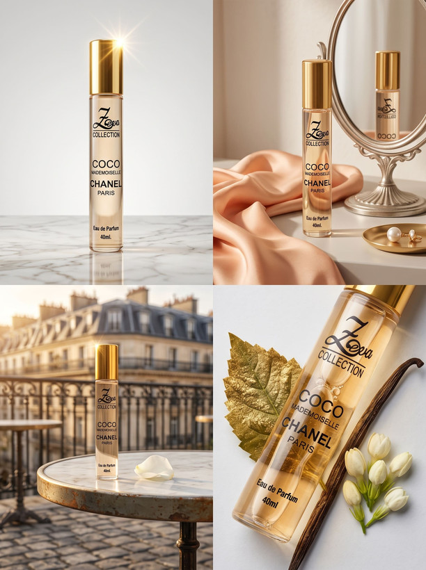 عطر زوا شنل کوکو مادمازل Chanel Coco Mademoiselle حجم 40 میل تصویر 2