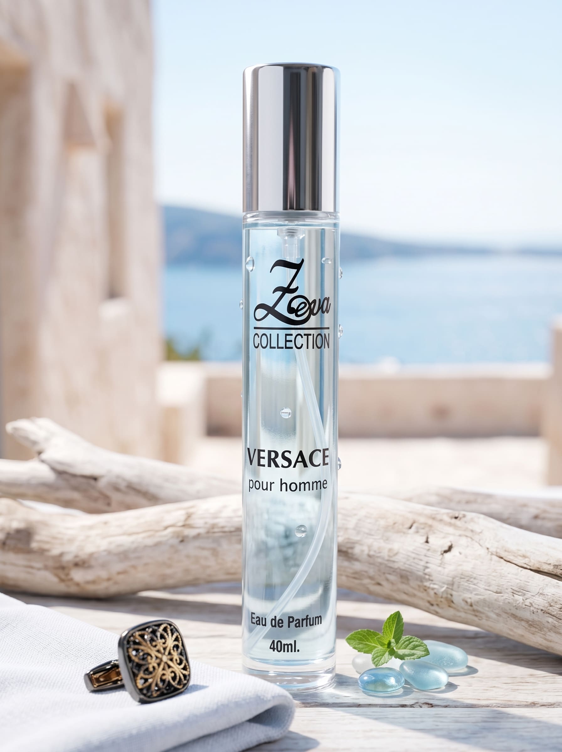 عطر زوا ورساچه پور هوم Versace Pour Hommeحجم 40 میل تصویر 1